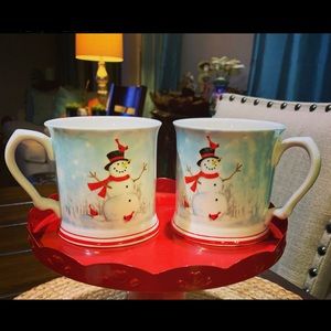 Snowman Mugs Set